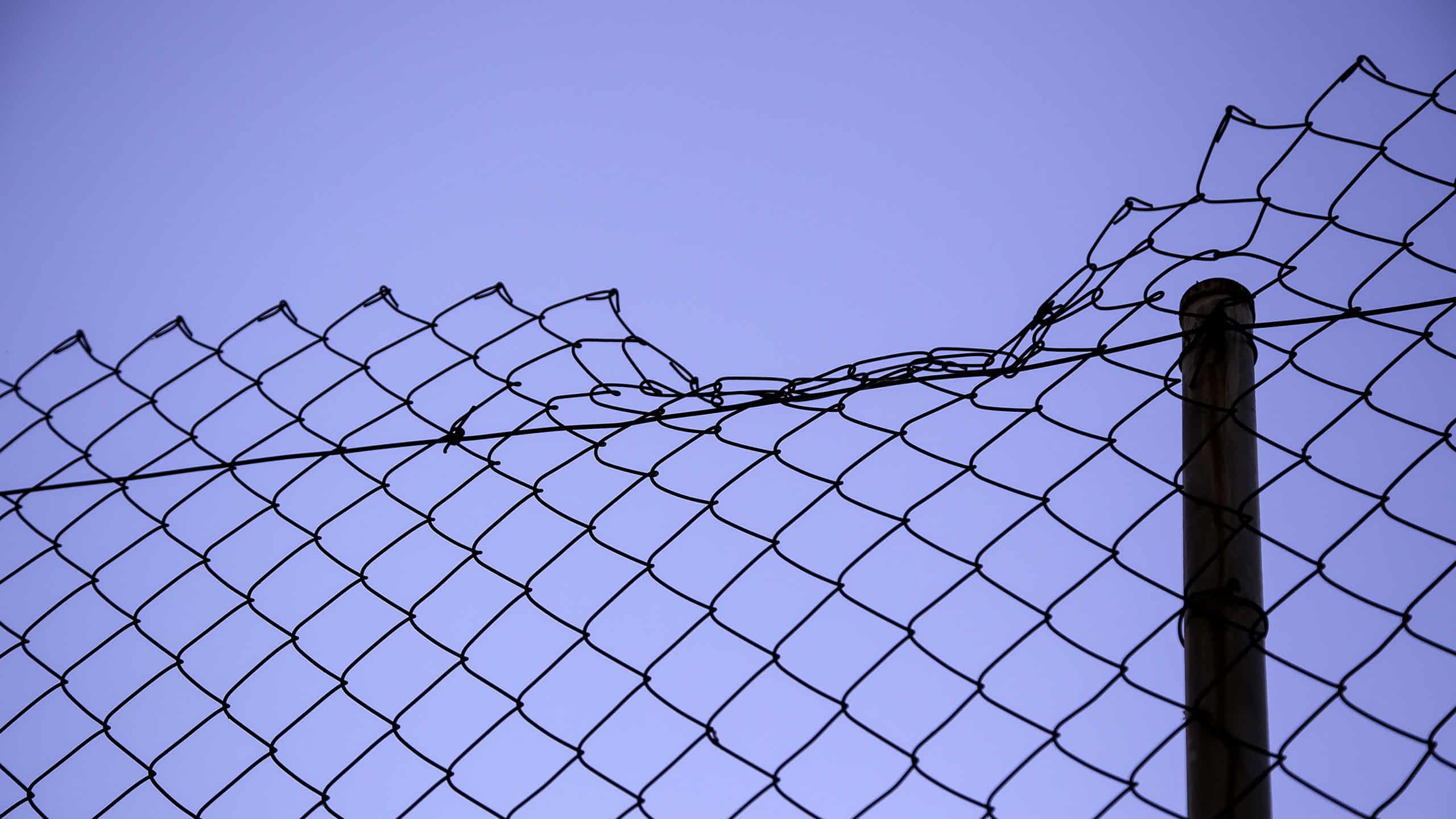 Chain Link Fence Repairs After Storm Damage in Port Coquitlam - Image 1