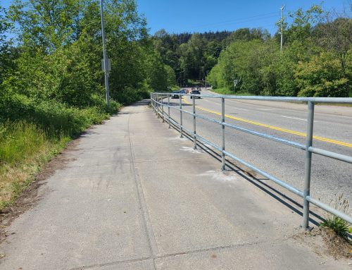 Pitt River Road guardrail repair